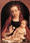 Virgin And Child Paintings - Virgin and Child by Jan Provost